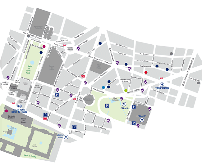 paris miniguides d�couverte des boutiques du quartier Etienne Marcel