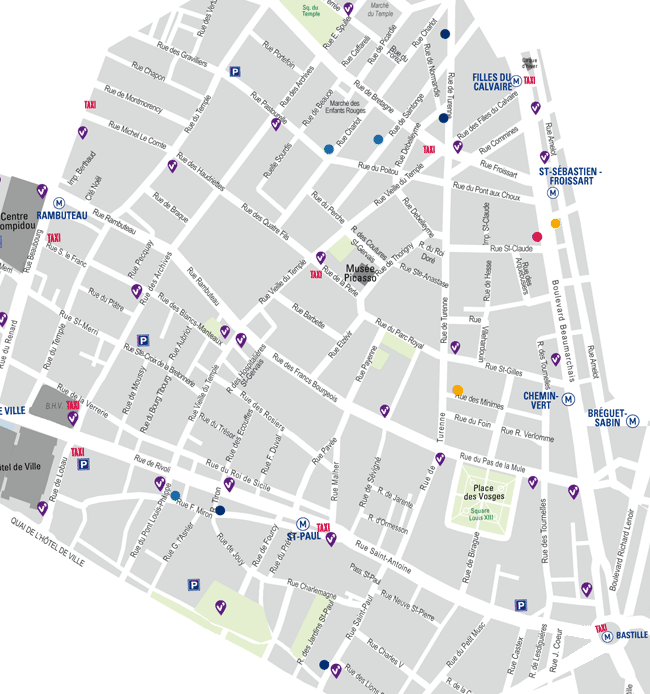 paris miniguides d�couverte des boutiques du Marais bas