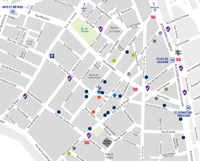 paris miniguides d�couverte des boutiques du Marais bas